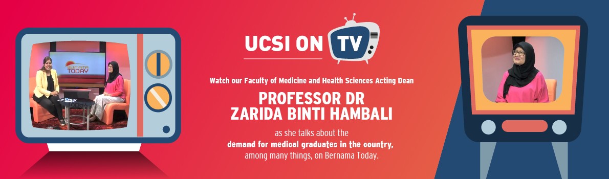 UCSI on TV Professor Dr Zarida Binti Hambali