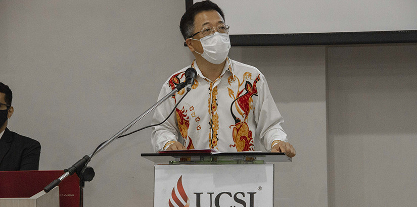 UCSI集团创办人兼首席执行员拿督黄传发。