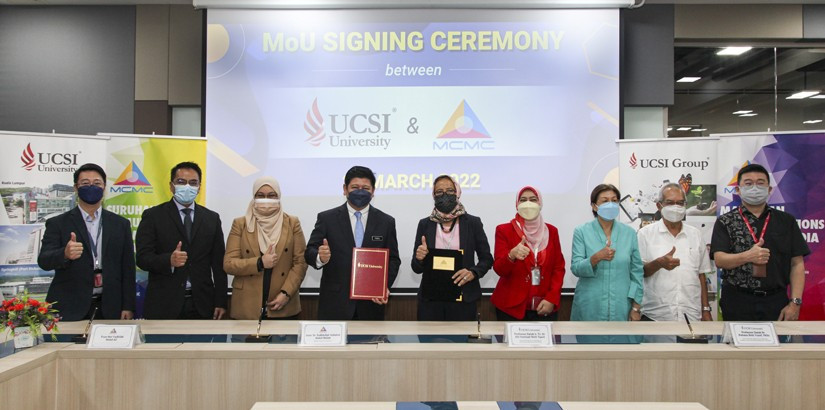 此谅解备忘录标识着UCSI大学与MCMC对马来西亚成为技术先进国家愿景的高度支持
